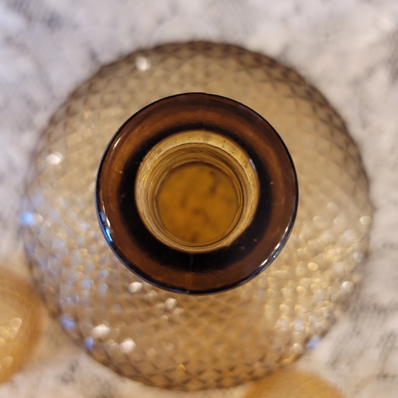 MCM Empoli Amber Glass Decanter Set - Picture 11 of 15